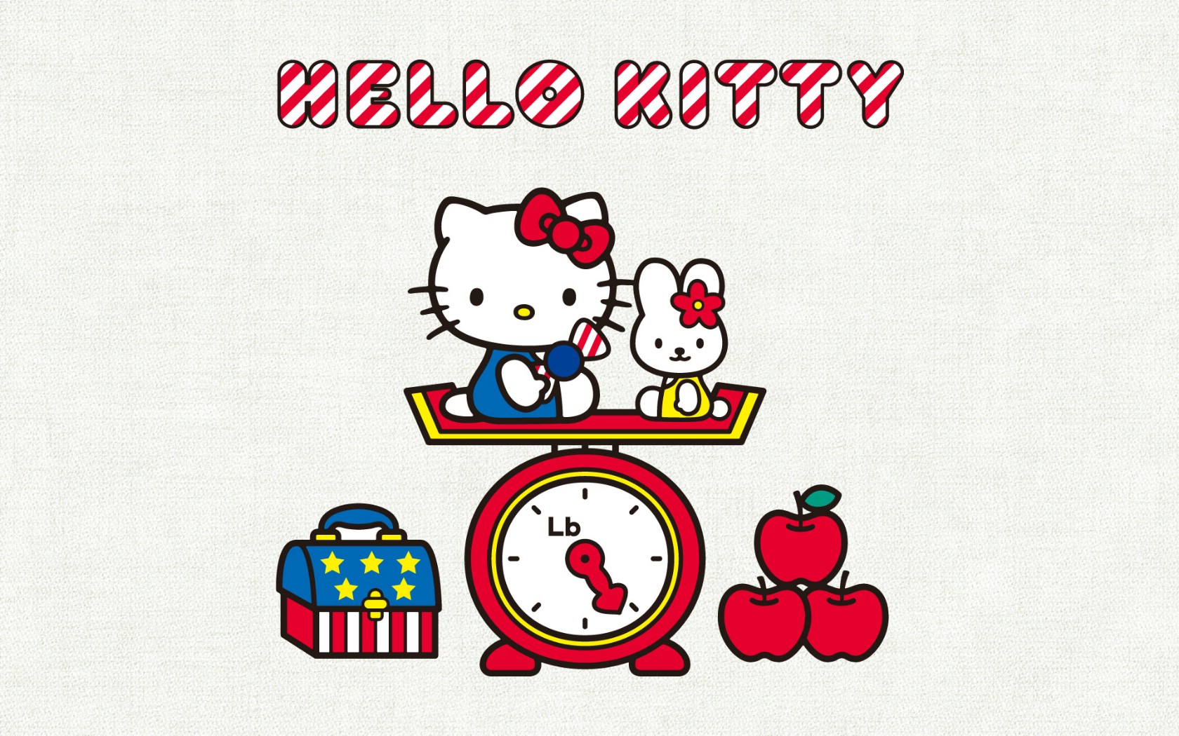 壁纸1680×1050hellokitty+3+1