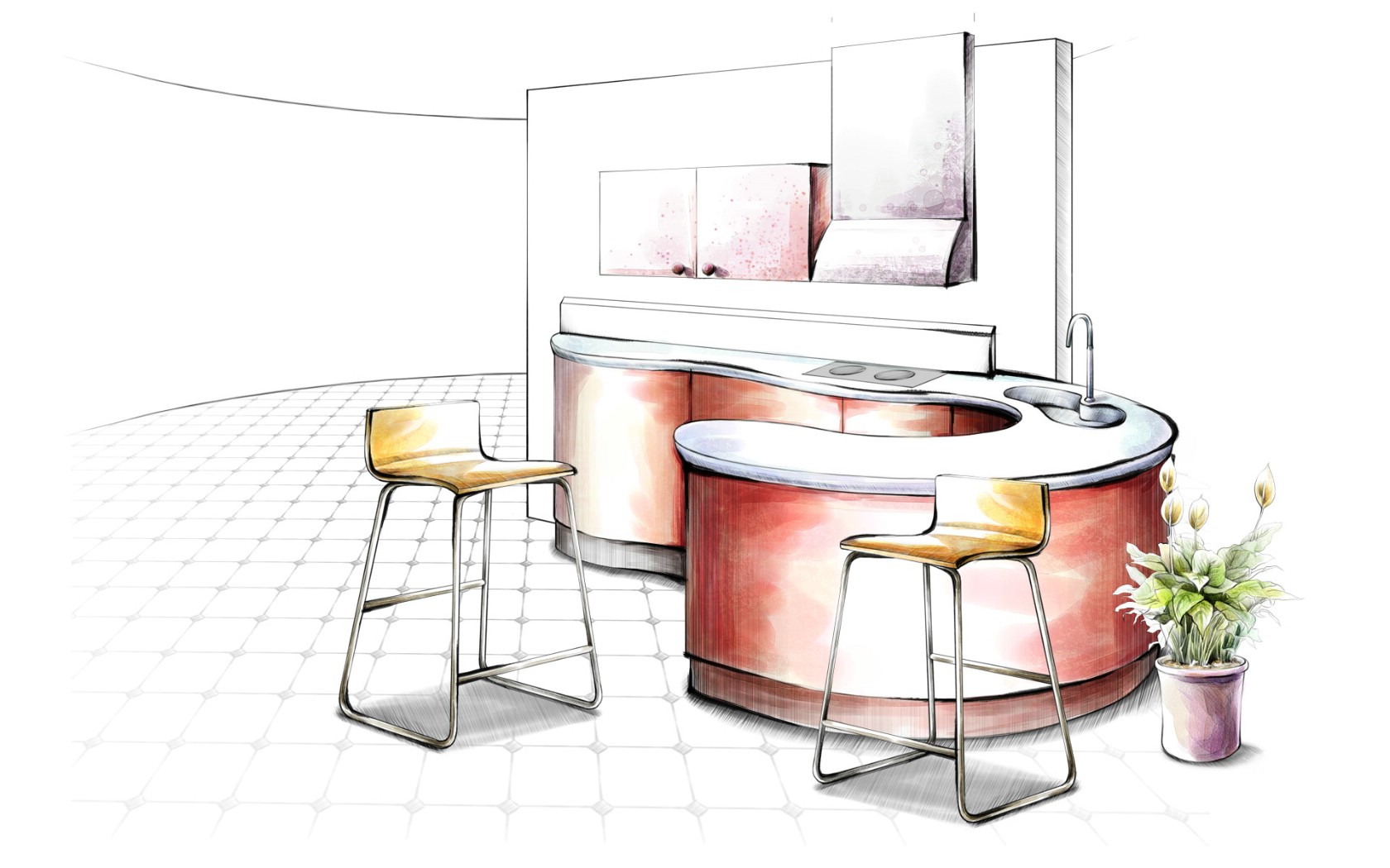 高端咖啡店装修设计|咖啡店装修设计方案|咖啡台设计|空间|室内设计|熙彩餐饮空间设计 - 临摹作品 - 站酷 (ZCOOL)