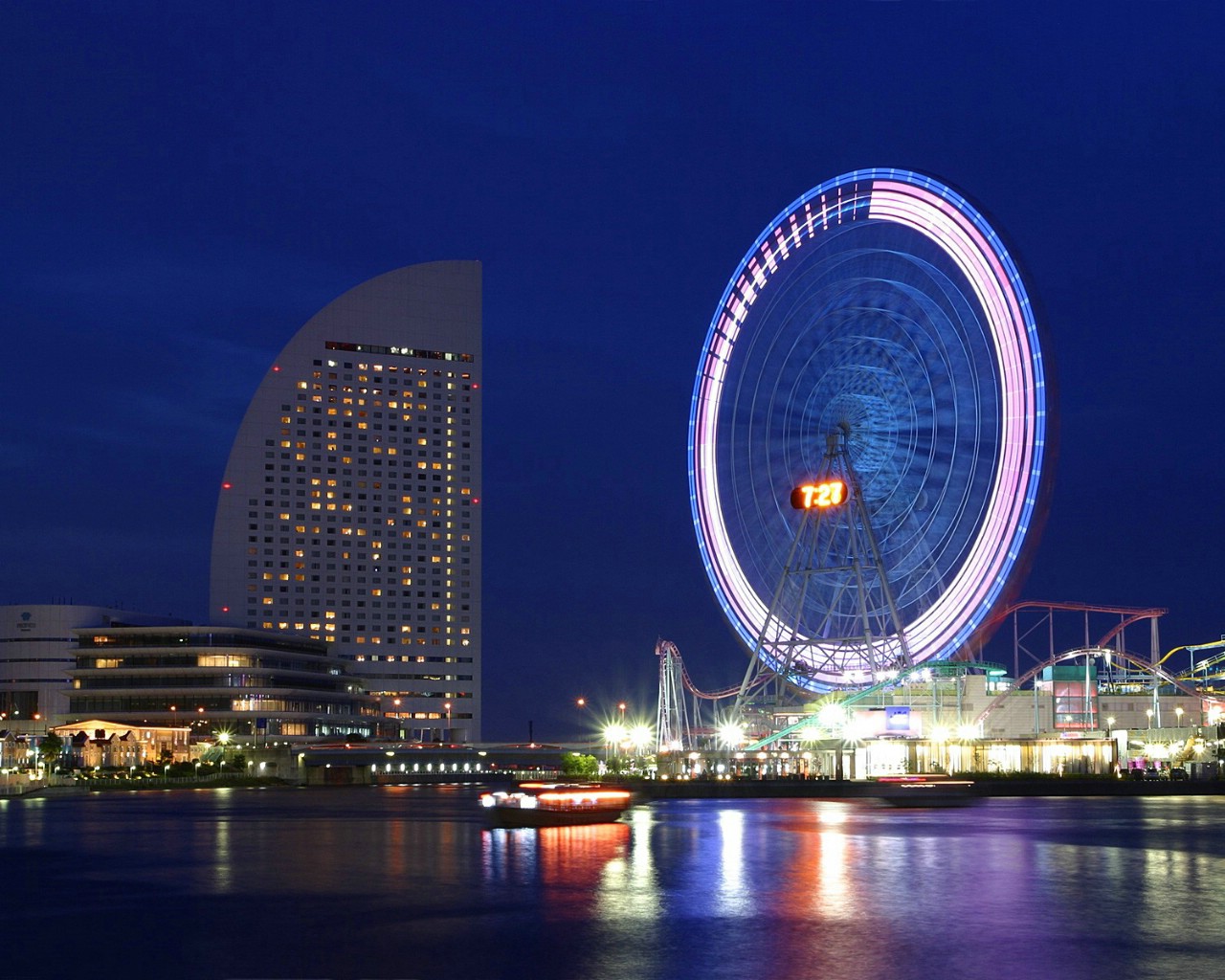 城市夜景壁纸图片建筑壁纸建筑图片素材桌面
