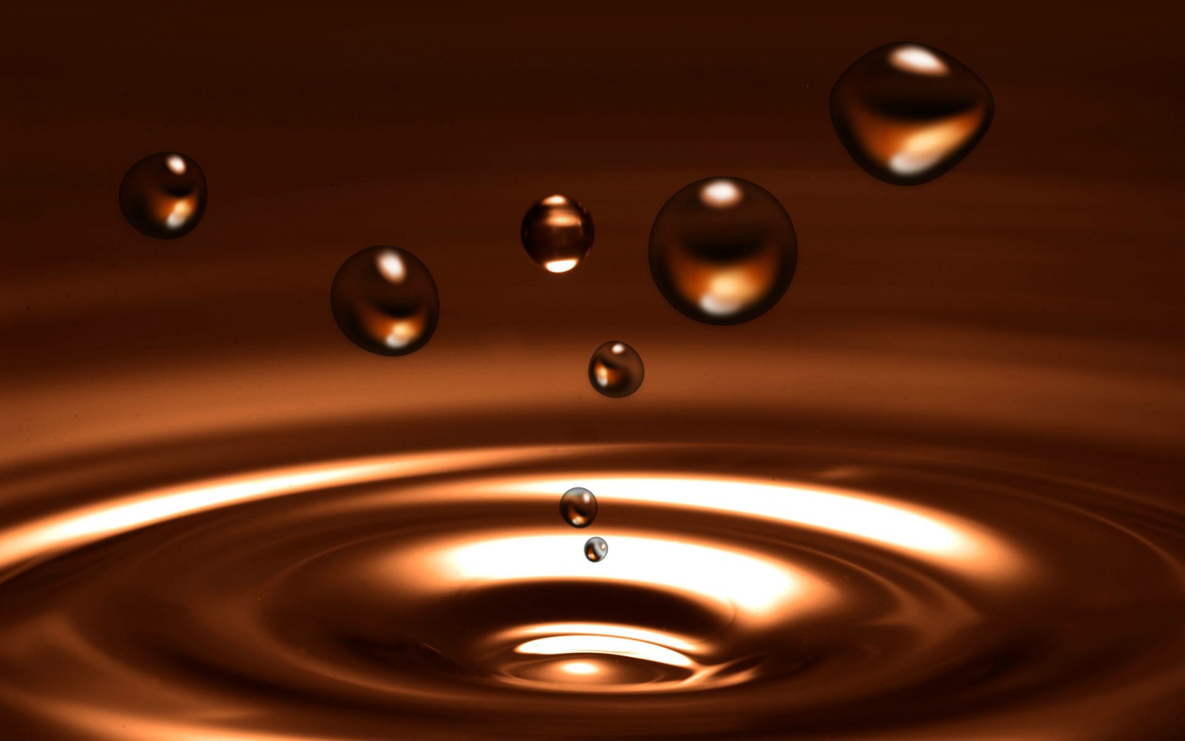 壁纸1680×1050动感水珠 1 19壁纸,水的韵律